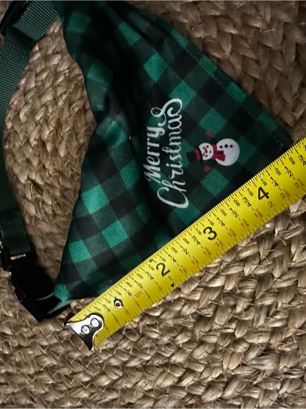 Set of 2 Green Plaid 
